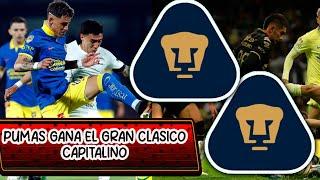 INCREIBLE! PUMAS GANA EL GRAN CLASICO CAPITALINO HORARIO, DIA Y DONDE VER? PUMAS VS BRAVOS