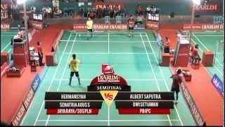 Hermansyah / Senatria Agus S.(JAYA RAYA/SGS PLN) VS Albert Saputra / Dwi Setiawan (PB IPC)