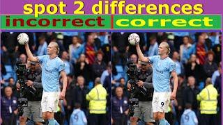 spot 2 differences | new iq test for real fan of football,top soccer players.3z