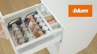 ORGA-LINE spice holder: to organise spices in drawers | Blum