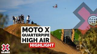 Moto X QuarterPipe High Air: HIGHLIGHTS | X Games 2022