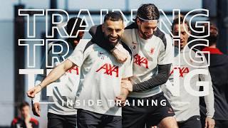 Inside Training: SUPER Goals from Salah, Szoboszlai & more! | Liverpool FC