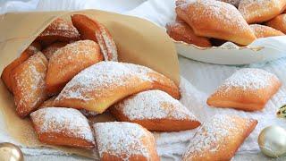 Christmas market-style doughnuts I Fluffy on the inside and crispy on the outside