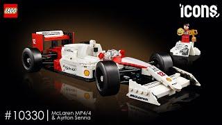 LEGO ICONS - McLaren MP4/4 & Ayrton Senna 10330