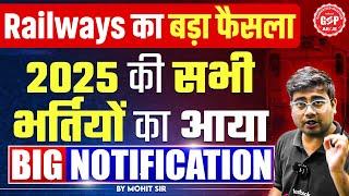 RRB JE 2025 Notification Out | RRB 2025 Calendar | RRB JE 2025 Expected Vacancy | Mohit Sir