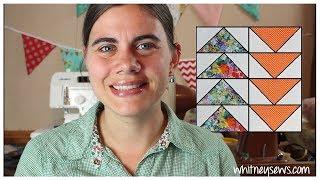 Flying Geese Block | Sampler Sew Along | Whitney Sews