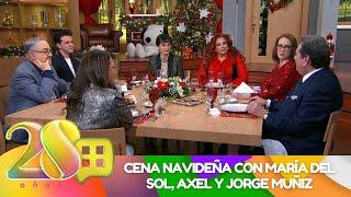 Cena navideña con María del Sol, Axel y Jorge Muñiz | Programa 24 diciembre de 2024 | Ventaneando