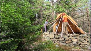 Taking down the Winter Shelter Tarps and a little update!