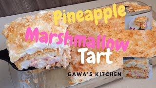 Pineapple and Marshmallow fridge tart/How to make Marshmallow Pineapple fridge tart/gawa's kitchen