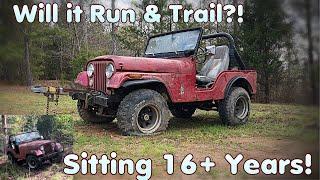 FORGOTTEN Jeep CJ5! Will it RUN & TRAIL after 16 Years?!