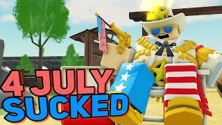 Why  4 July Update SUCKED | Why there's no big update this week | Tower Defense Simulator