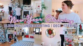 NEW YEAR Clean With Me | Undecorating for Christmas