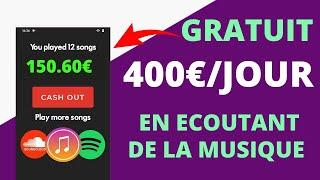 GAGNER 400€ PAR JOUR EN ÉCOUTANT DE LA MUSIQUE GRATUITE (ARGENT PAYPAL FACILE)