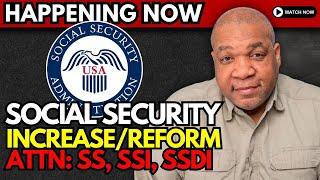 YOU CAN'T BE SERIOUS!! Social Security Increase And Reform Update