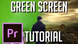 How to Filter Green Screen Background (Color Key) | Adobe Premiere 2019 Tutorial