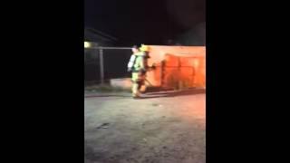Firefighters put out fire
