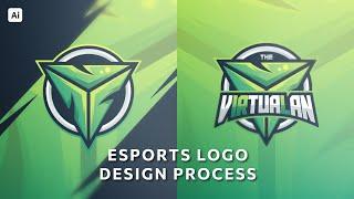 How To Make eSports Logo Design | Adobe Illustrator Tutorial