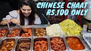 CHINESE CHAT in  RS.100/- ONLY CR PARK | Chinese Platter |  Indian Chinese Food | Street Food