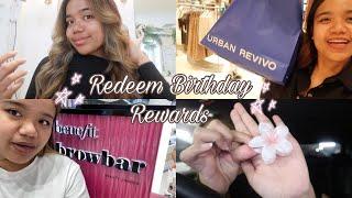 CLAIMING BIRTHDAY REWARDS (urban revivo, benefit browbar, boost juice, zus coffee, cocodry)