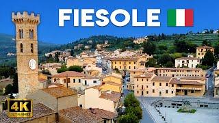 FIESOLE, ITALY  Etruscan-Roman Town with the Best View of Florence (Walking Tour) [4K 60fps]