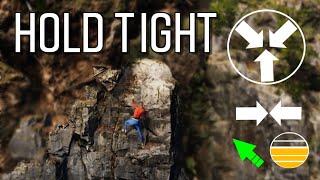New Heights realistic climbing and bouldering guide and walk through Grips and Holds Explained