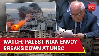 'End Israel...': Palestinian UN Envoy’s Emotional Message For UNSC Members From Gaza | Watch