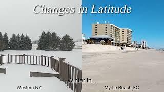 Would a change in Latitude improve your Attitude? Western NY Winter vs Winter in Myrtle Beach