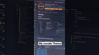 My Vscode Theme #shorts