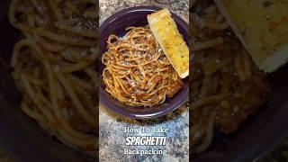 How to Take Spaghetti Backpacking