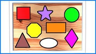 Shapes For Kids | Shapes Nursery Rhymes | Shapes Songs For Kids & Children | Learning & Education