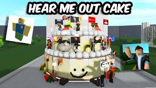 BUILDING A HEAR ME OUT CAKE IN BLOXBURG...
