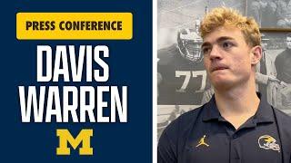 Davis Warren On Plans For Future, Bryce Underwood At Practice, More | Michigan Football #GoBlue