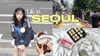 Seoul Vlog พาเที่ยวเกาหลี| GRWM in Korea, trying Korean snacks, skincare, hanbok, lots of foods