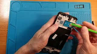 Samsung A10 замена экрана дисплея в сборе с рамкой Display Replacement Phone Repair mobile