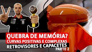 COMO FAZER QUEBRA DE MEMÓRIA (Parte 2) | Curvas positivas complexas (aprenda adesivar Retrovisores)