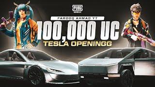 All Tesla Roadster & Cyber Truck for 100,000 UC| Tesla Giveaway |  PUBG MOBILE