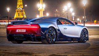 $10m 1of1 Bugatti Chiron Profilée driving in Paris!!