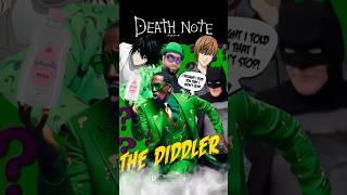 Does The Diddler Know Death Note?   #shorts #diddy #riddles #dc #anime #deathnote #funny #memes