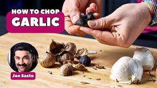 The BEST Ways to Chop Garlic with Top Chef Joe Sasto