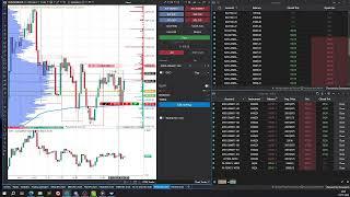 11-18-2024 TRADING SESSION ON NQ USING 14  PERFORMANCE ACCOUNTS APEX FLEXY PROFITRADE BULENOX