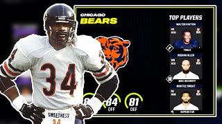 SO I ADDED WALTER PAYTON *SWEETNESS* TO THE 2024 CHICAGO BEARS........THEN SIMMED THE YEAR!!