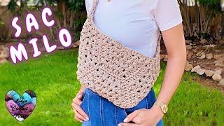 EN - DE 1 MATINÉE! SUPER TUTORIEL CROCHET SAC BANDOULIÈRE "MILO" #crochet #вязание #tutocrochet