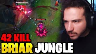 42 Kill Briar Jungle Oynanış | RITO BU NORMAL DEGİL!! (İlk PENTAKİLL)