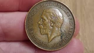 UK 1935 ONE PENNY COIN VALUE + REVIEW