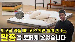 국내유일! 말총 토퍼! 말총으로 쾌적하고 허리가 편한 매트리스 토퍼 최저가 출시