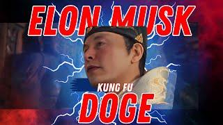 ELON MUSK Enforces DOGE as Ming Dynasty Official using Kung Fu (AI-modified, credit 暗色调 on Bilibili)