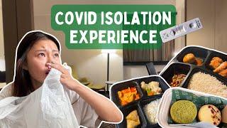 covid vlog 2022 | what i ate + hotel isolation experience