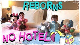 Bebês Reborn no HOTEL! Rotina na VIAGEM dos Bebês PETER TOYS