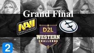 Epic Game: Evil Geniuses vs Natus Vincere Game 2 GRANDFINAL. D2L Western Challenge