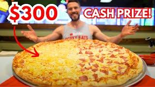 THE "IMPOSSIBLE" $300 CICI'S TEAM PIZZA CHALLENGE ATTEMPETED SOLO | SCOTT EATS YOUTUBE | MAN VS FOOD